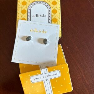 Stella & Dot Delphine Labradorite Stone Studs